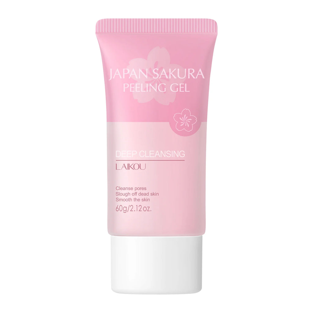 LAIKOU Sakura Peeling Gel 60g – Exfoliate & Brighten Skin Exfoliating Peeling Gel Oasis Select 1pcs
