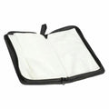 Portable Zipper DVD CD Holder 80pcs Capacity Storage Pouch Bag Double-side CD DVD Storage Sleeve Case Wallet Album Carrying Case Oasis Select black