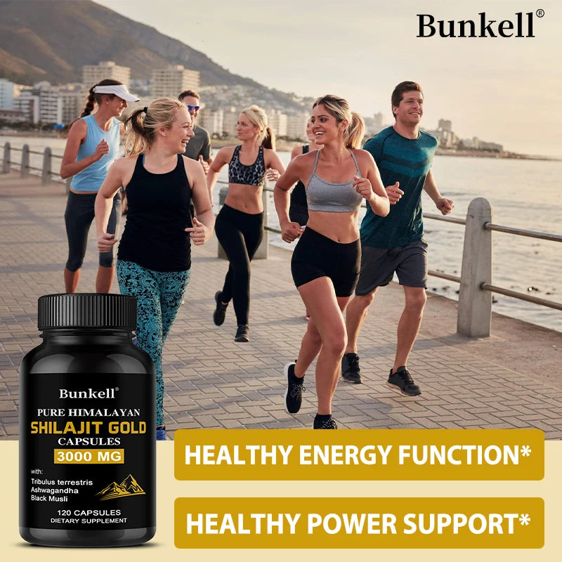 Shilajit Extract Capsules – Energy, Immunity & Mental Clarity Herbal Supplement Oasis Select