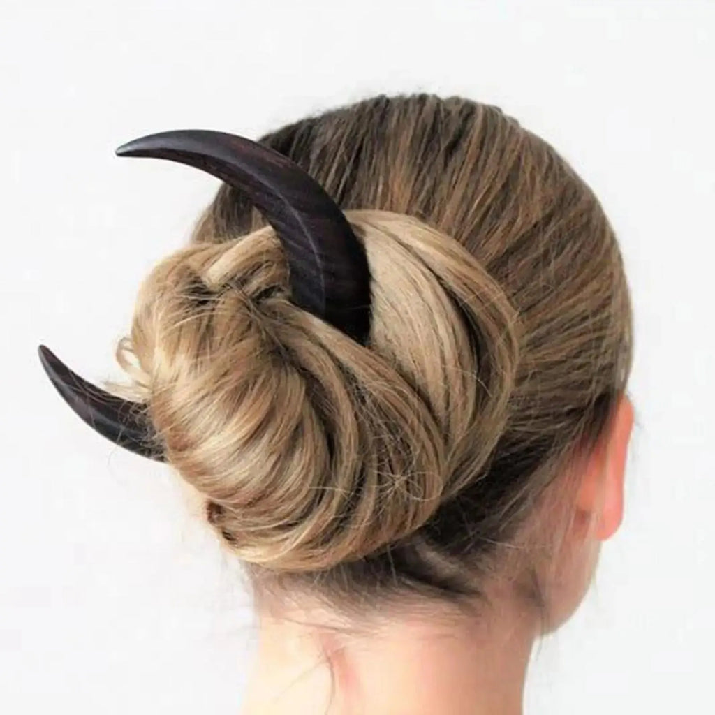 Hair Cards Hair Forks Hair Cards Simple Versatile Headwear Styling Tools Crescent Fashion Trend Simple Moon Hair Cards Oasis Select L 2