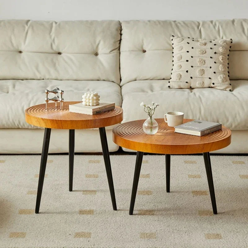 Multi-functional Annual ring side few sofa side few living room coffee table living room Oasis Select