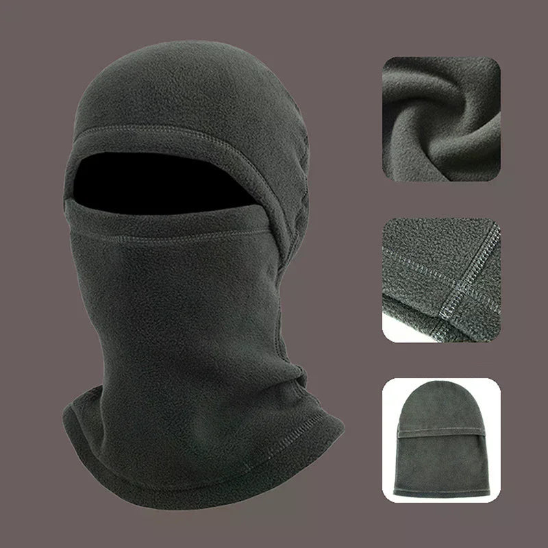 Winter Fleece Balaclava Full Face Mask – Windproof Ski Ride