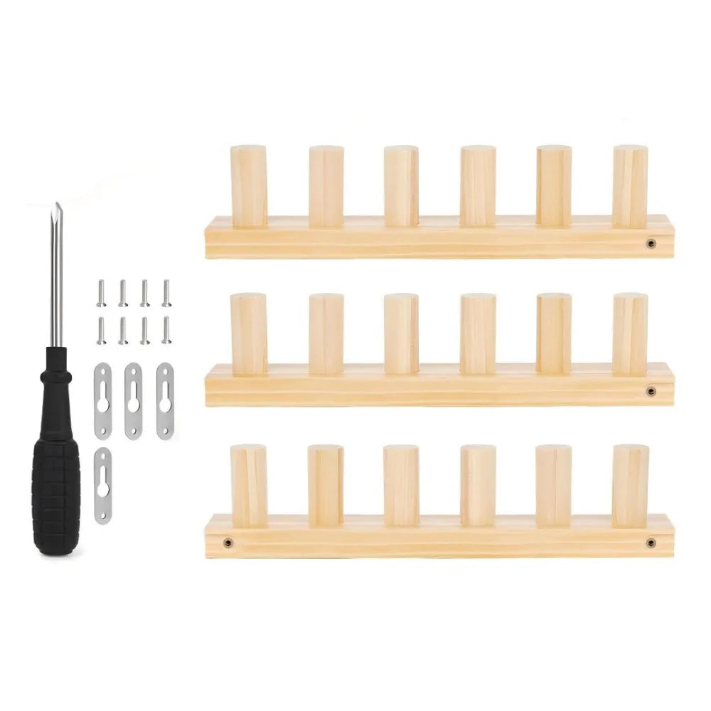 Adjustable Chunky Blanket Loom Kit – Multi-Size Pine Wood Frame