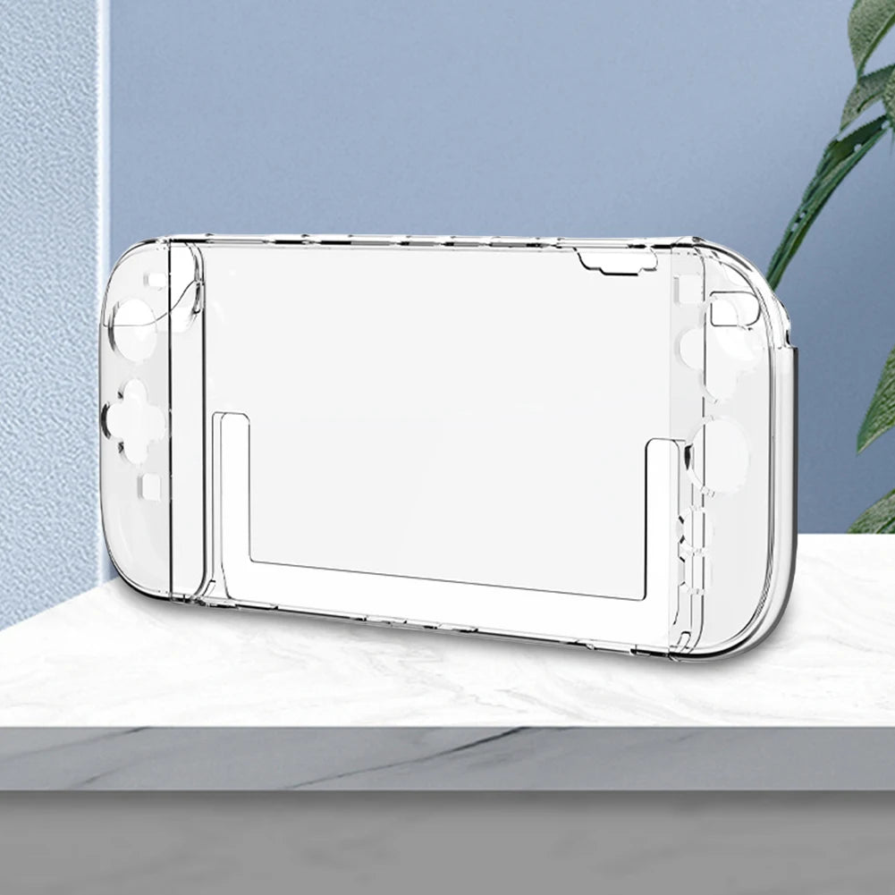 Clear Shockproof PC Protective Case for Nintendo Switch 2 Console Protective Case Oasis Select