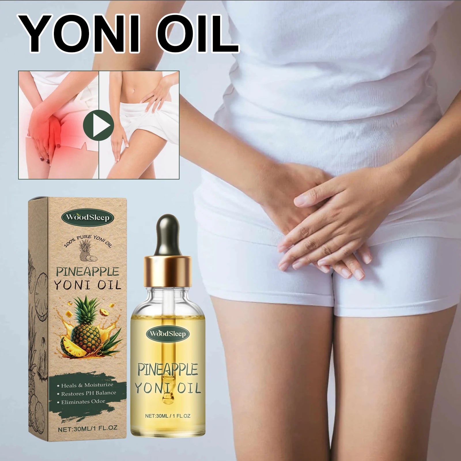 WOODSLEEP Yoni Oil 30ml – Intimate Care & Moisturizing Oil Intimate Care Oil Oasis Select Default Title