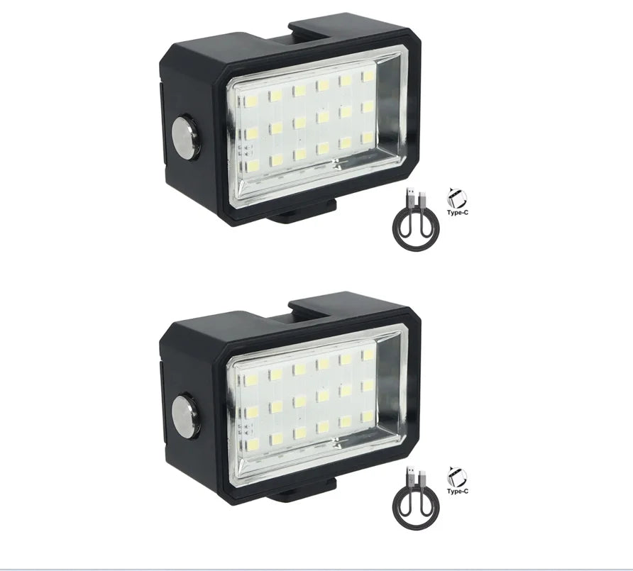 40M Waterproof LED Diving Fill Light | DJI, GoPro & Insta360