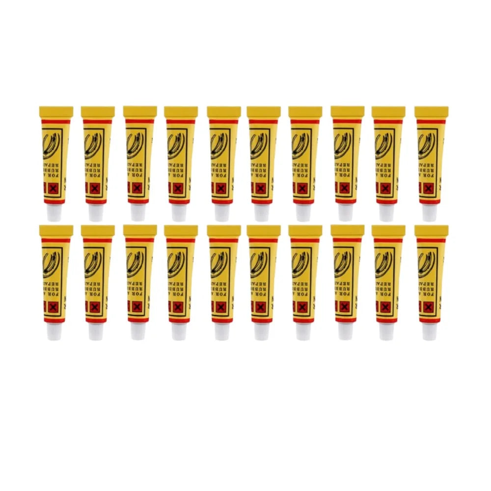 5/20pcs Car Motorcycle Bicycle Tire Repairing Glue Inner Tube Puncture Repair Glue Agent Emergency Portable Tyre Vulcanized Glue Oasis Select 20PCS