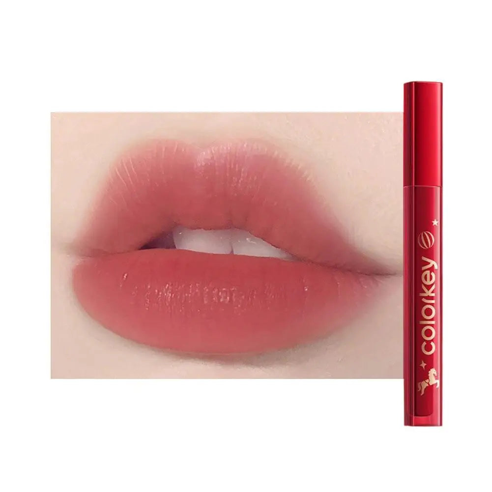 COLORKEY [Year of the Horse Limited Edition] Water Mist Lip Glaze Set Unique Gift Box Matte Velvet Lipstick Eyeshadow Makeup Oasis Select P358