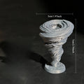Fantasy RPG Wind Elemental Miniatures Ornaments Cool Vortex Model DIY Paintable Tabletop Games Terrain Mini Dioramas Decoration Oasis Select Tornado Grey