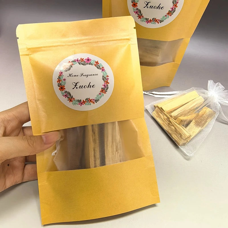ZUOHE Palo Santo Incense Sticks, Natural Sacred Wood,Holy Wood Fragrance Sachets for Aroma, Home Air Purification and Meditation Oasis Select