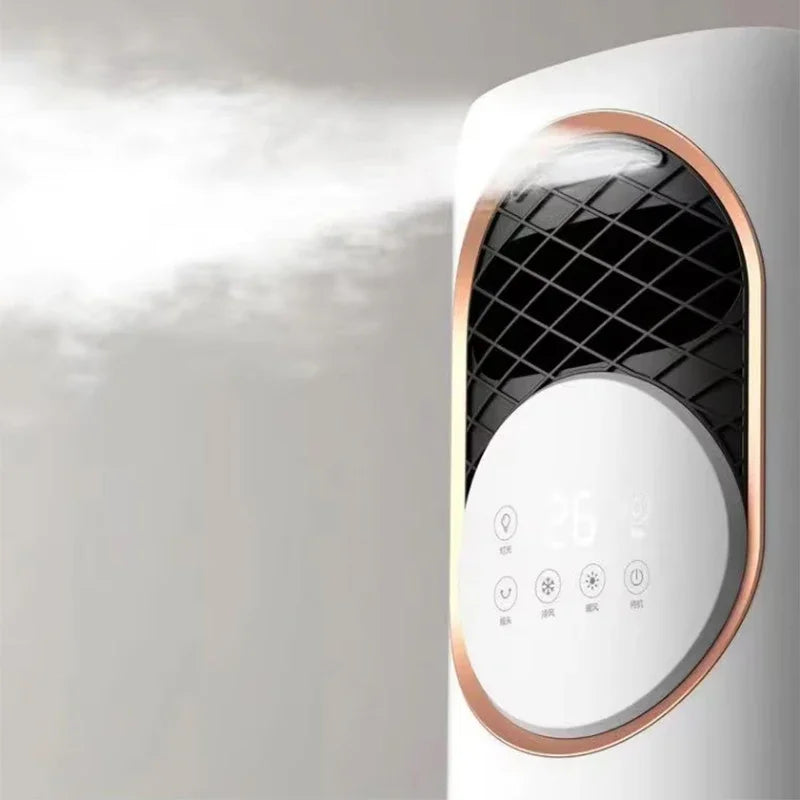 2-in-1 Mist Fan & Heater | Portable 220V Evaporative Air Cooler
