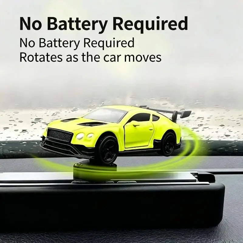 Car Dashboard Decorations With Temporary Parking Number Plate Drift & Turn Mini Car Model Ornament Dynamic Interactive Oasis Select