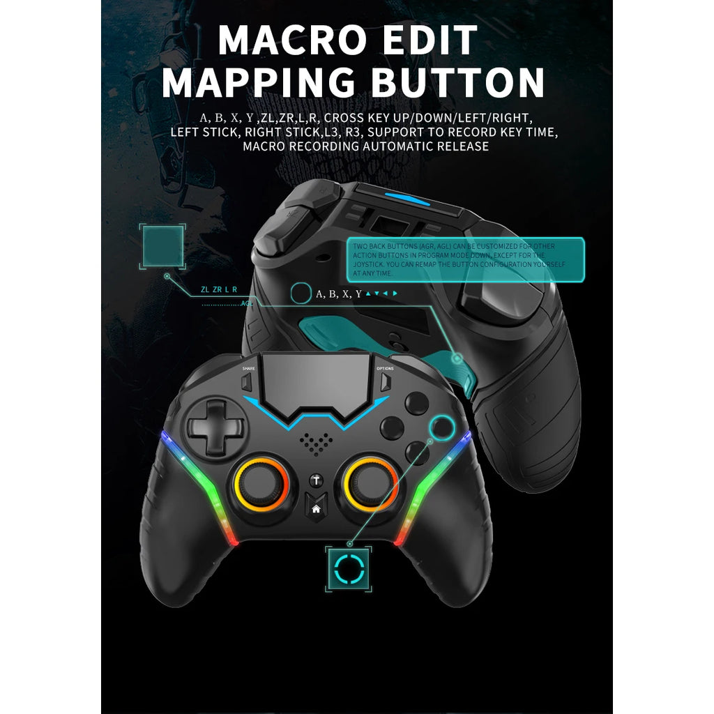 AyeBeau Wireless Gamepad for PS4, PS3, PC & Android | Bluetooth