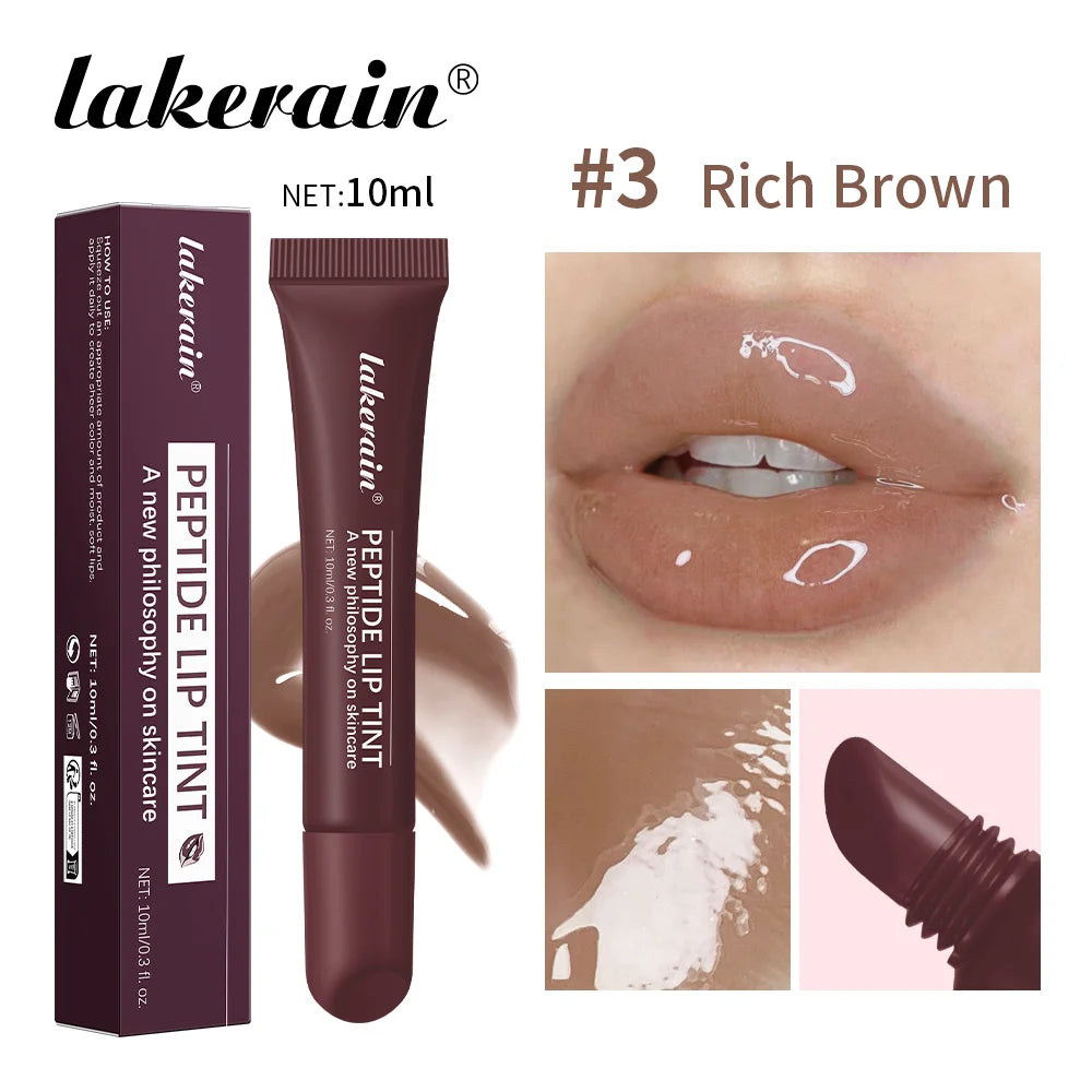 Summer Lip Balm Butter Moisturizing Mirror Lip Gloss Lip Vanilla Pink Sugar Coffee Cake Smell Lipstick Transparent Oil Makeup Oasis Select 3Rich Brown