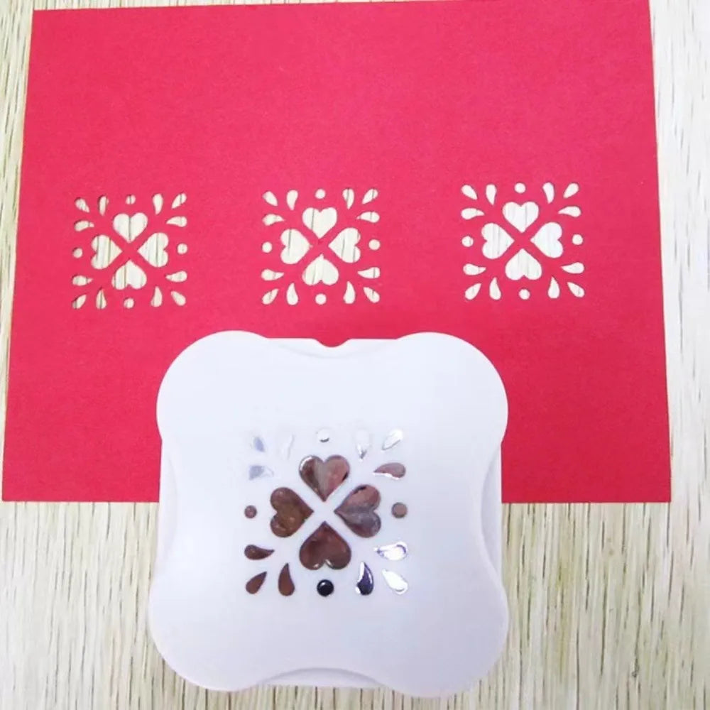 Magnetic Paper Hole Punch Handmade Crafts Tool Embossing Device Labor-Saving Punching Machine Paper Cutter Card Making Oasis Select Style 10