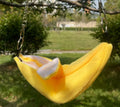 Banana Hamster Bed House Hammock Small Animal Warm Bed House Cage Nest Hamster Accessory for Sugar Glider Hamster Small Bird Pet Oasis Select yellow one-size