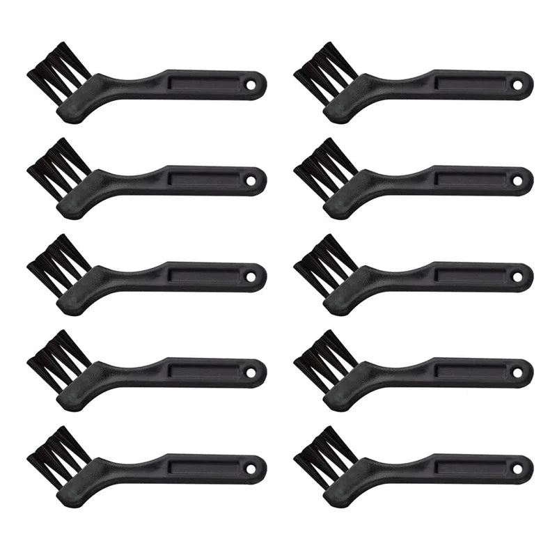 10-Pack Mini Nylon Cleaning Brushes – Keyboard, Razor & Gadgets
