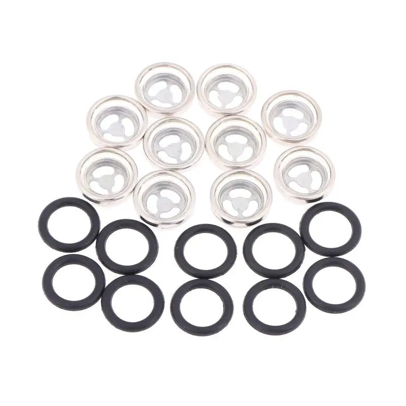 10Pcs Brake Master Cylinder Sight Glass With O Ring Motorcycle Brake Master Cylinder Window For Motorcycle ATV Oasis Select 12mm