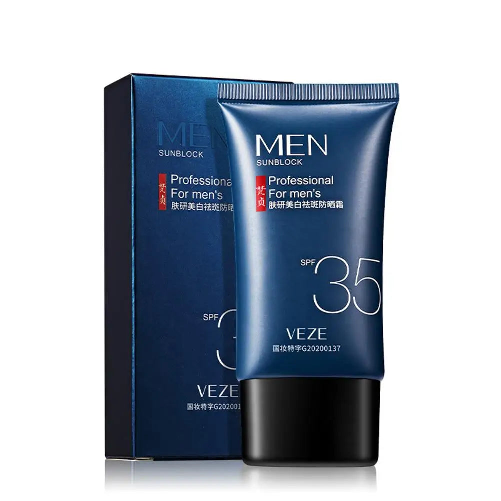 SPF 35 Men's Sunscreen Cream – Non-Greasy Face & Body UV Shield Men's Sunscreen Cream Oasis Select 40g