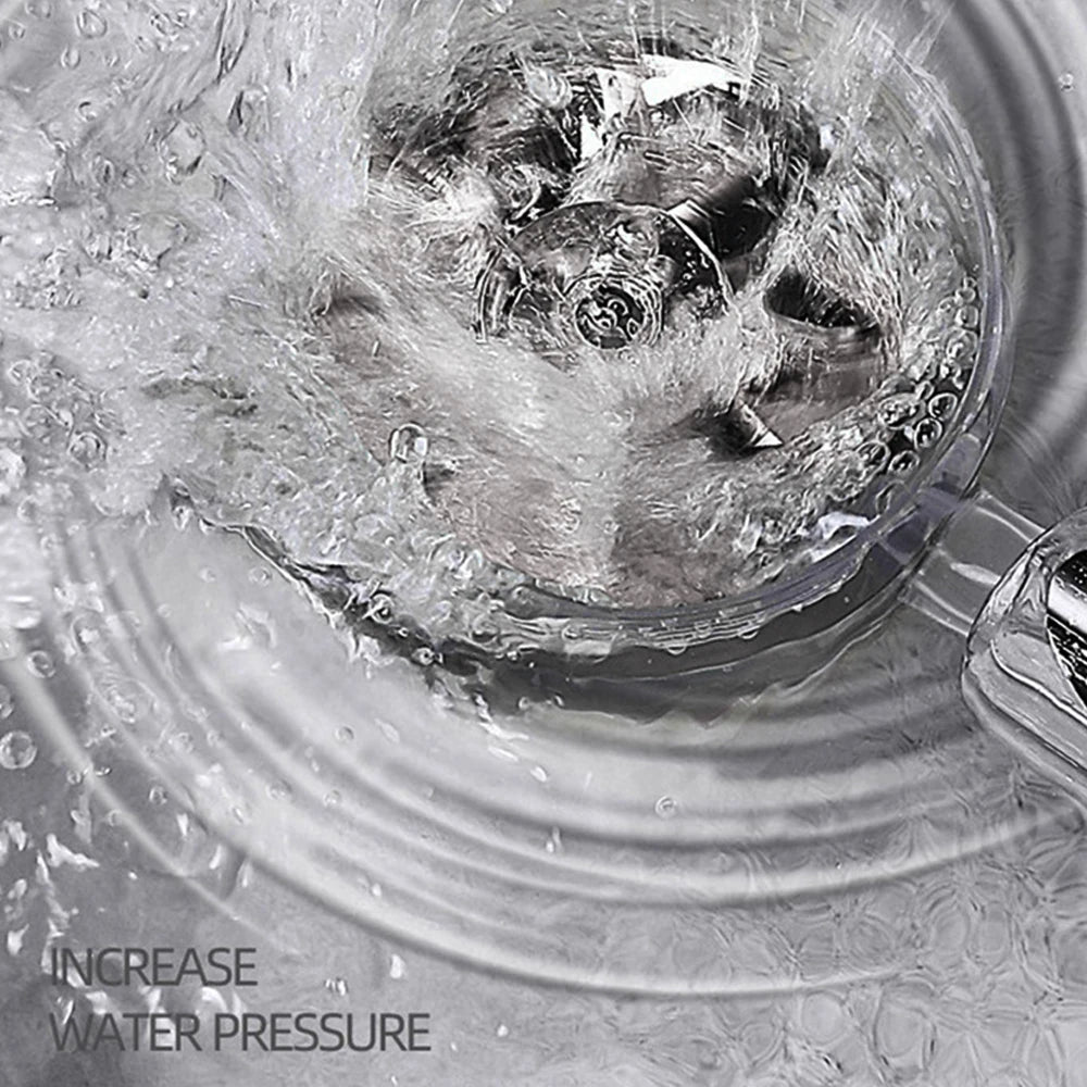 Shower Head Water Saving Flow 360 Degrees Rotating With Small Fan ABS Rain High Pressure spray Nozzle Bathroom Accessories Oasis Select