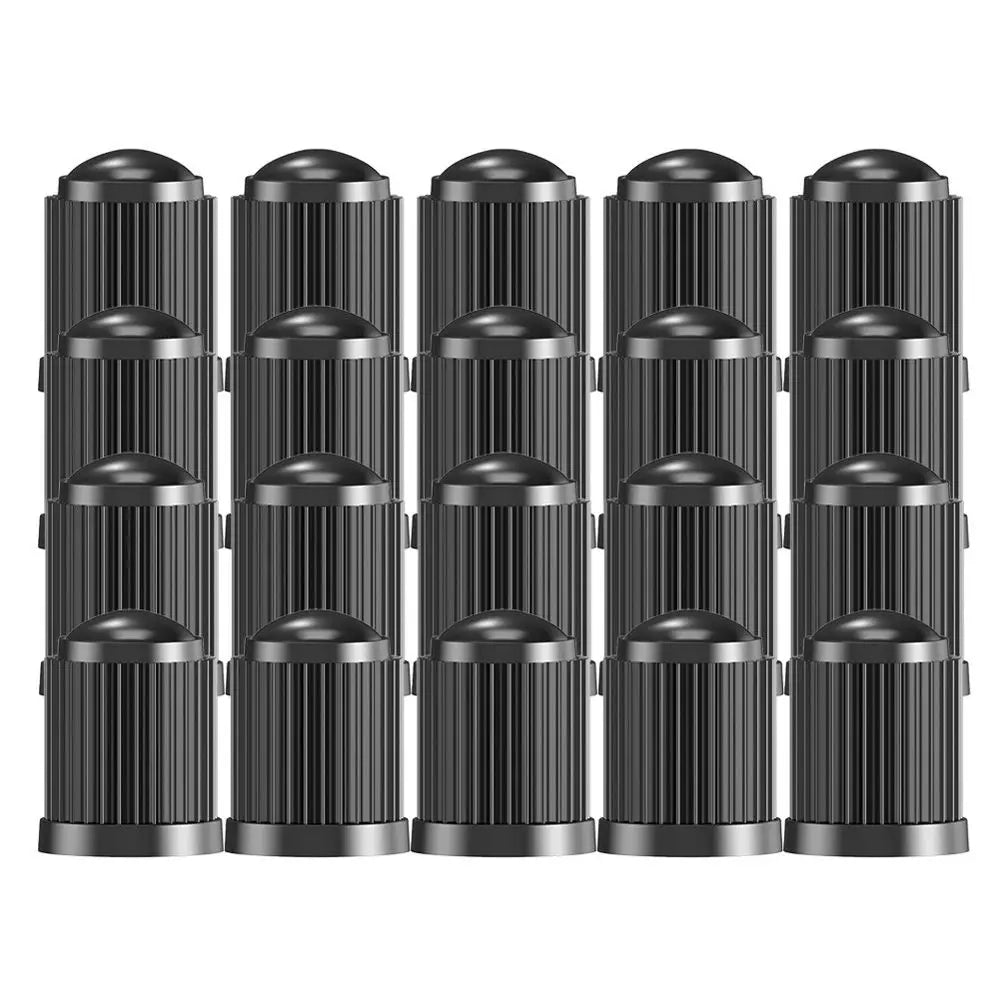 Valves Waterproof Bolt-In O Rubber Ring Airtight Seal Tyre Stem Air Caps Car Tire Valve Stem Caps Dustproof Caps Dust Cover Oasis Select 20PCS