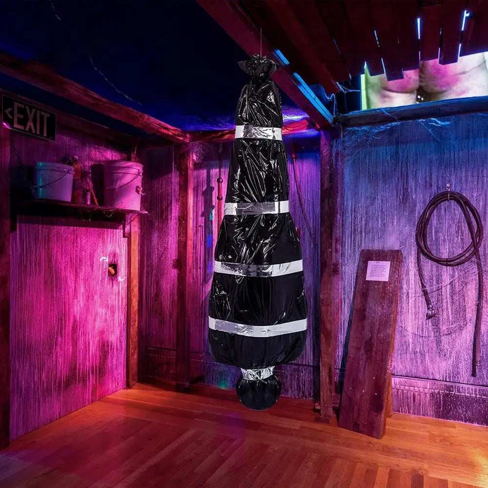 Halloween Dead Victims Props Outdoor Horror Fake Bloody Corpses Haunted House Hanging Decorations Halloween Horror Decorations Oasis Select