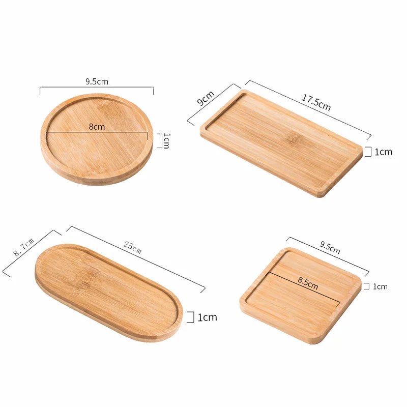 Wooden Soap Dispenser Tray Vanity Countertop Bottles Organizer Holder Round Square Candles Jewelry Storage Tray for Bathroom Oasis Select