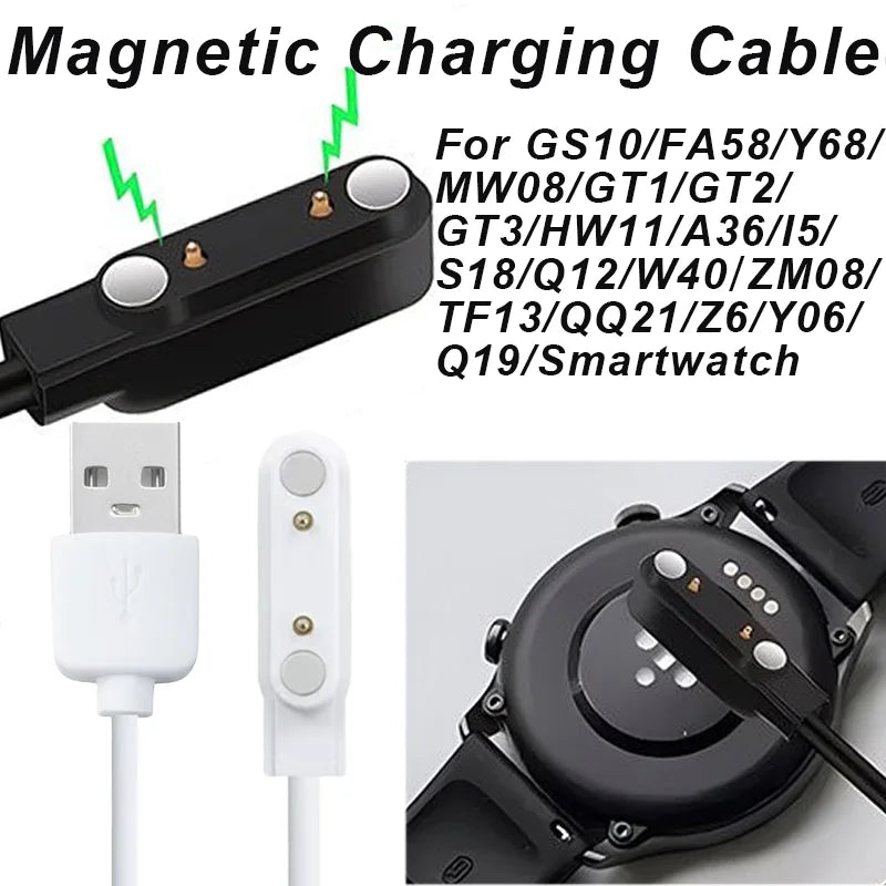 Magnetic Smart Watch Charger Cable – Universal USB Fit Smartwatch Charger Cable Oasis Select
