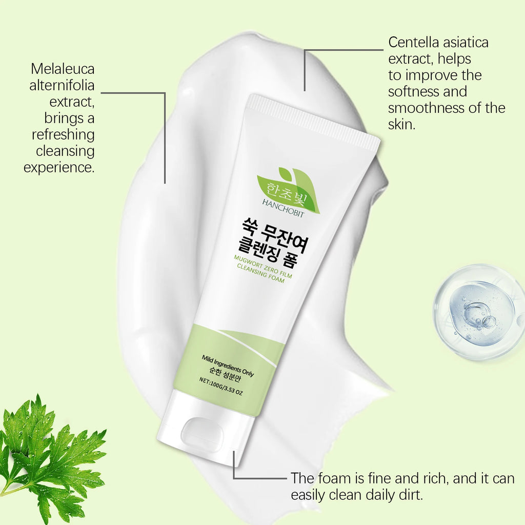 Mugwort Cleansing Lotion - Daily Gentle Cleansing with Rich Lather, Deeply Cleansing for Skin Care Oasis Select