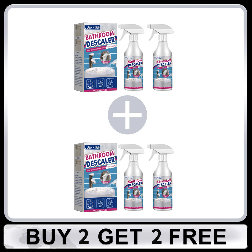 Stubborn Stains Cleaner Quickly Remove Bathroom Foam Cleaner Spray Descaling Cleaning Agent for Glass Wash Basin Stainless Steel Oasis Select Buy 2 Get 1 Free