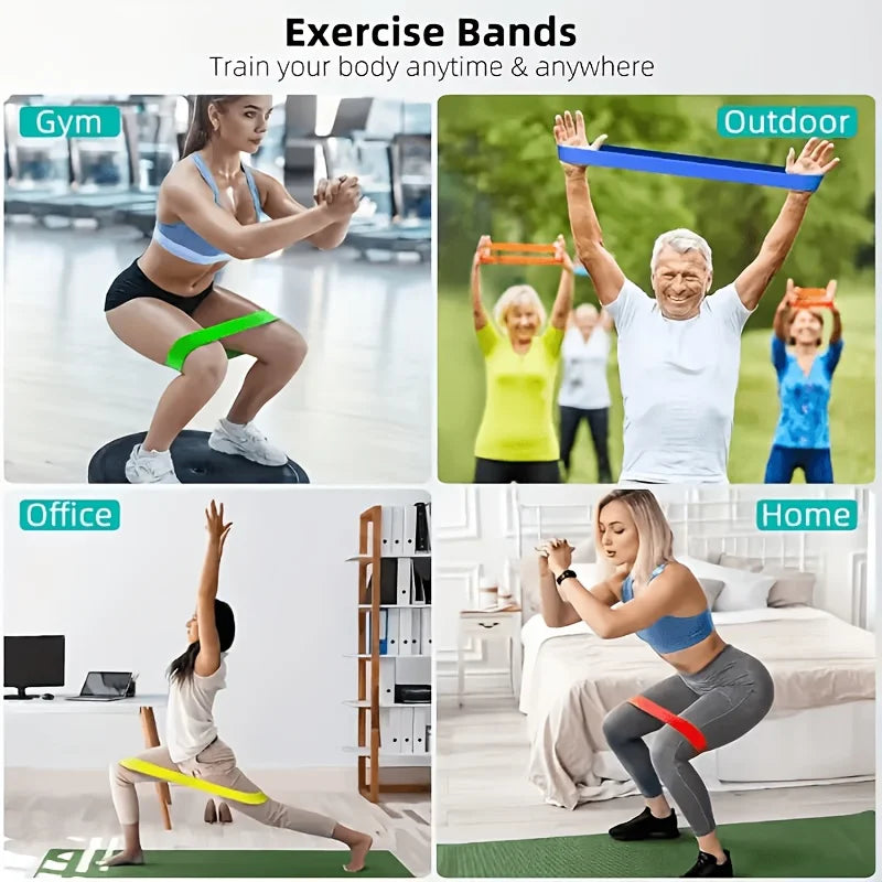 1 Set of 5 Yoga Resistance Bands, Suitable for Strength Training, Body Shaping, and Functional Training Oasis Select