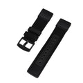 Original 20mm 22mm Nylon Strap Canvas Straps Leather Strap Quick Release Strap Sports Band FOR Huawei GT4 Bracelet For Samsung Oasis Select Black 20MM
