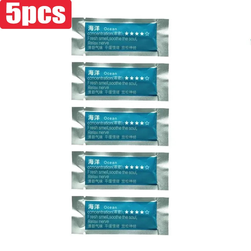 5/10/15PCS Car Air Vent Clip Freshener Perfume Aroma Sticks Car Air Fresheners Refills Car Air Freshener Supplement Oasis Select Ocean-5pcs