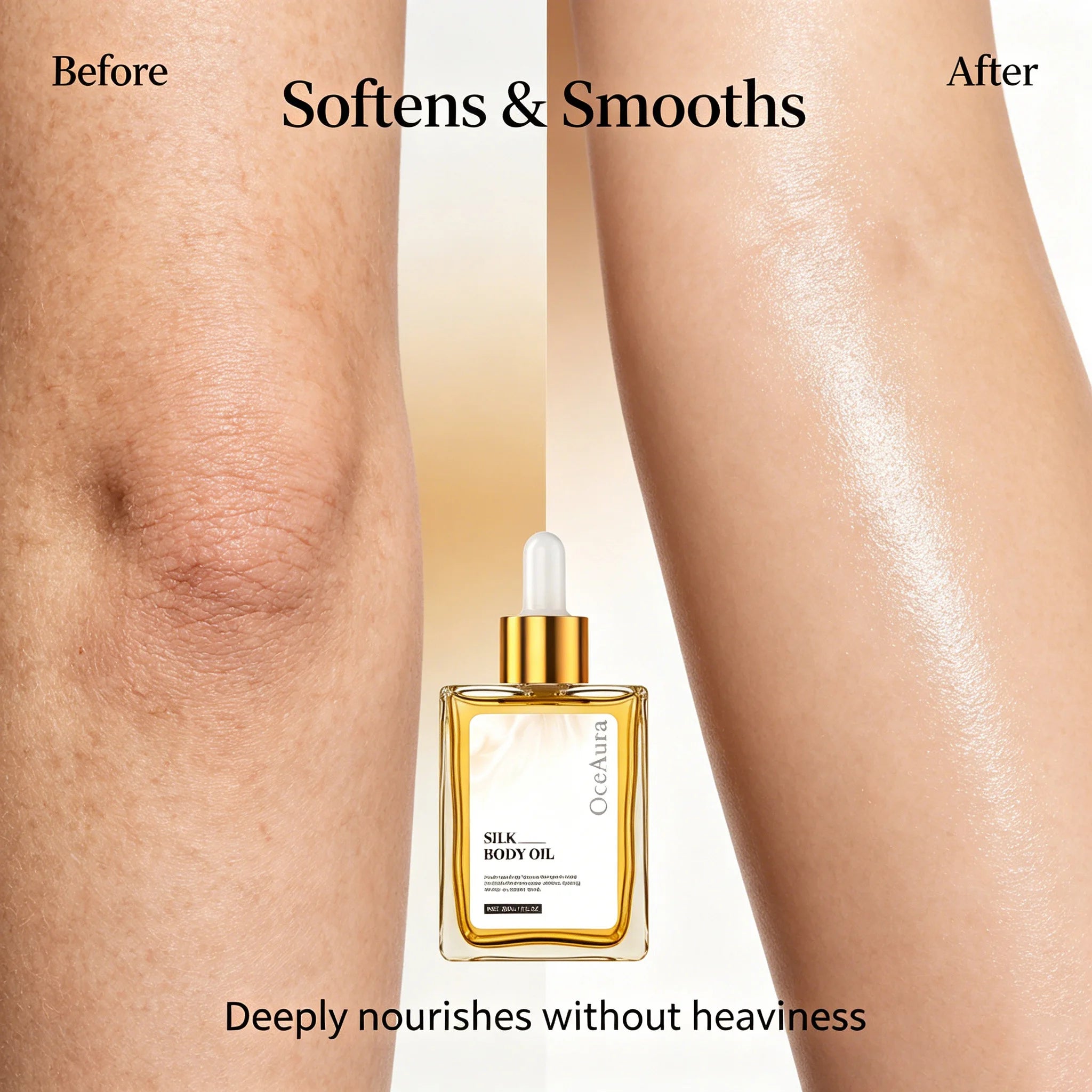 OceAura Silk Body Oil – Hydrating Dry Oil for Smooth Skin Body Moisturizer Oil Oasis Select