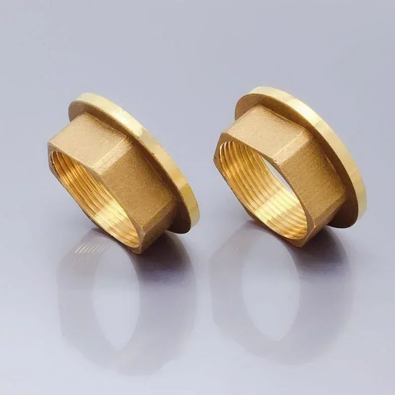 Copper Kitchen Sink Cold Hot Faucet Accessories Base Fixed Foot Screw Nut Water Tap Pipe Connector for Bathroom Kitchen Hardware Oasis Select