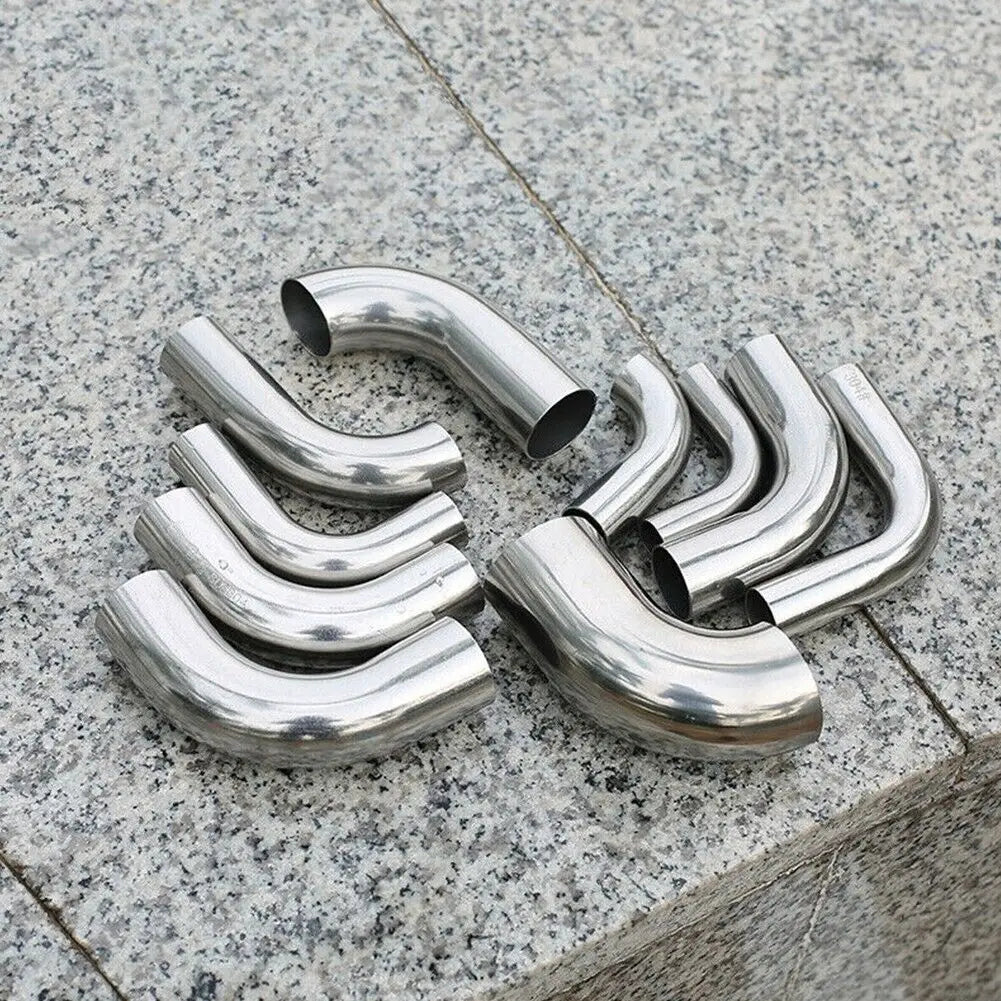 19mm 25mm 32mm 38mm 51mmOD Sanitary Butt Weld 90 Degree Elbow Bend Pipe 304 stainless steel car exhaust pipe muffler welded pipe Oasis Select