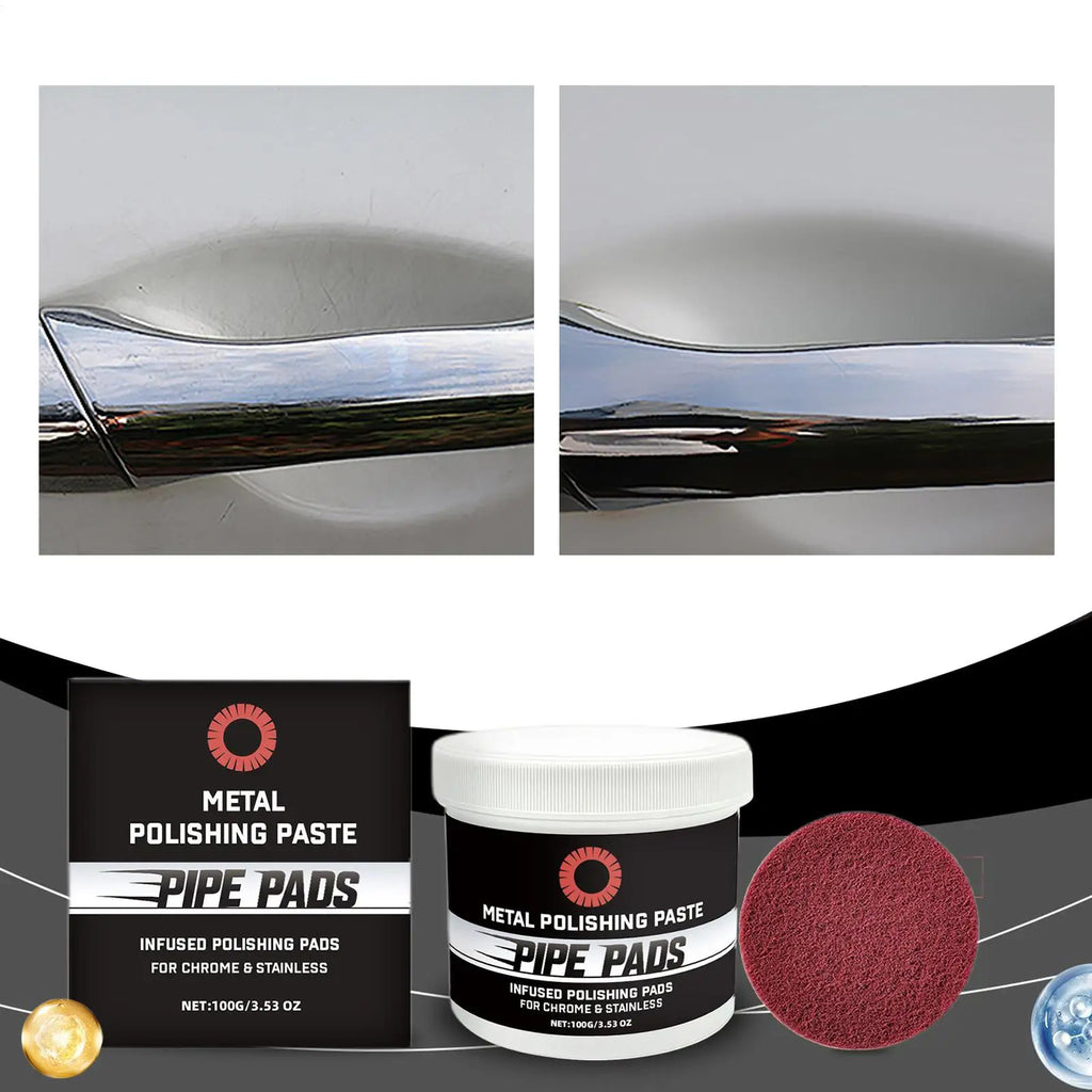 Metal Polishing Paste Multifunctional Cleaner For Appliances Stainless Steel Scratches Remover Cream For Aluminum Chrome Oasis Select
