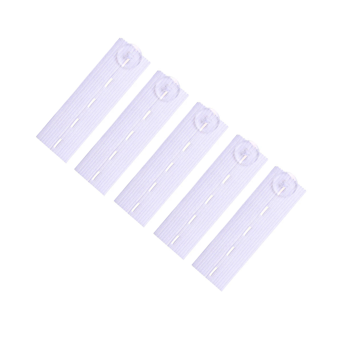 5pcs of pants extender buttons, multi-level Adjustment, unisex waist belt, for jeans skirts maternity use, DIY sewing supplies Oasis Select white 5PCS