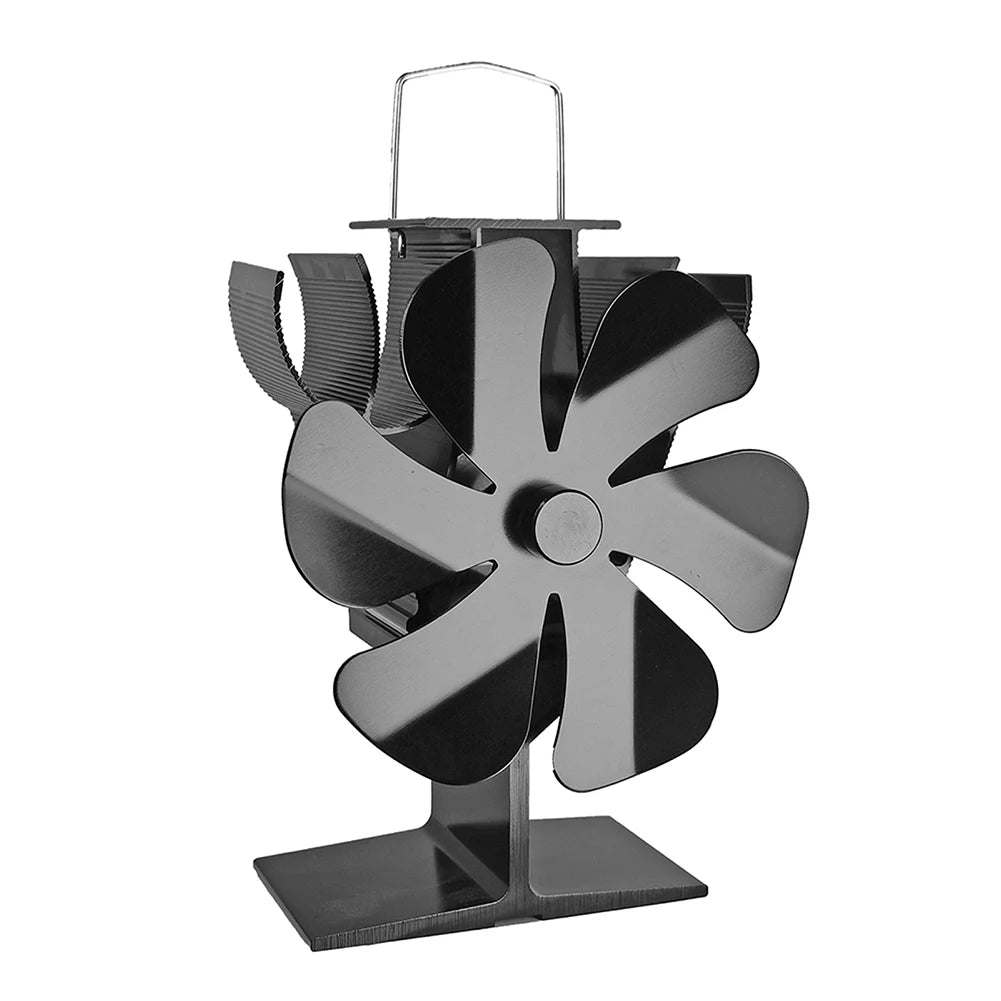 Heat Powered Stove Fan – 6-Blade Thermal Wood Burner Fan