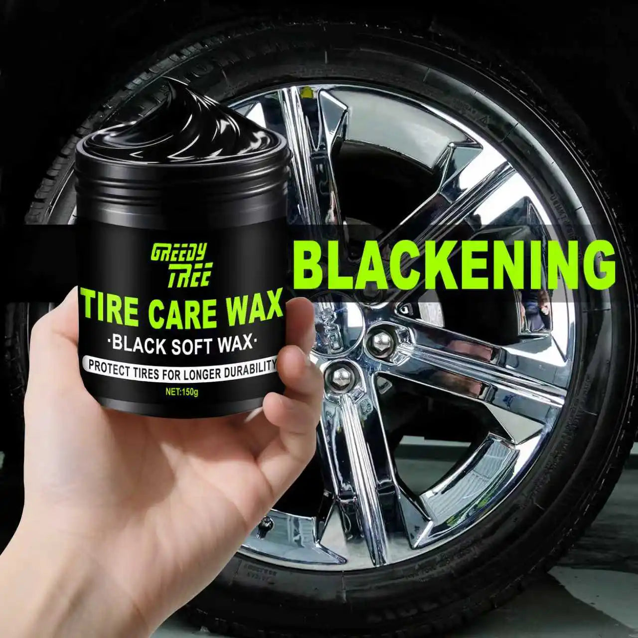 Tire Shine Spray & Dressing – High Gloss UV Protection Polish