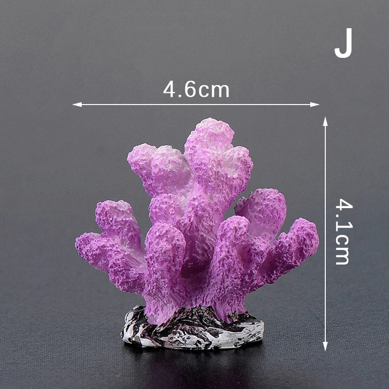 Artificial Coral Fish Tank Decoration Emulates Starfish Resin Reef Landscape Aquarium Decoration Craft Tabletop Decoration Oasis Select J