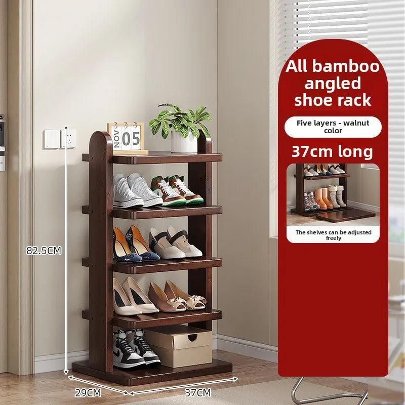 The multi-layer floor shoe rack at the entrance of the home is small and narrow, and does not occupy a simple shoe cabinet Oasis Select 5-37cm