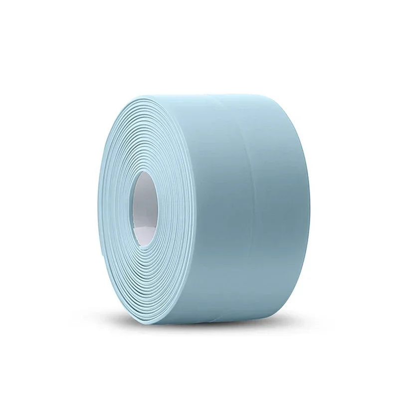 1 Roll of Kitchen Anti-mold and Waterproof Tape, Moisture-proof Kitchen and Bathroom Sink Gap, Beautiful Seam Toilet Sticker, Co Oasis Select Blue 3.8CMx2M