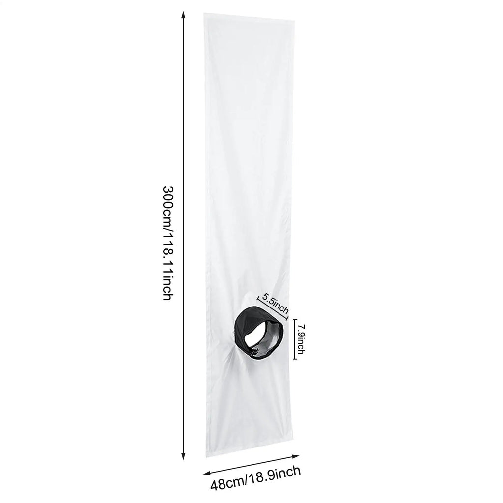 Air Conditioner Window Vent Kit Waterproof Air Conditioner Sealing Cloth Mobile Air Conditioner Baffle for Sliding Horizontal Oasis Select