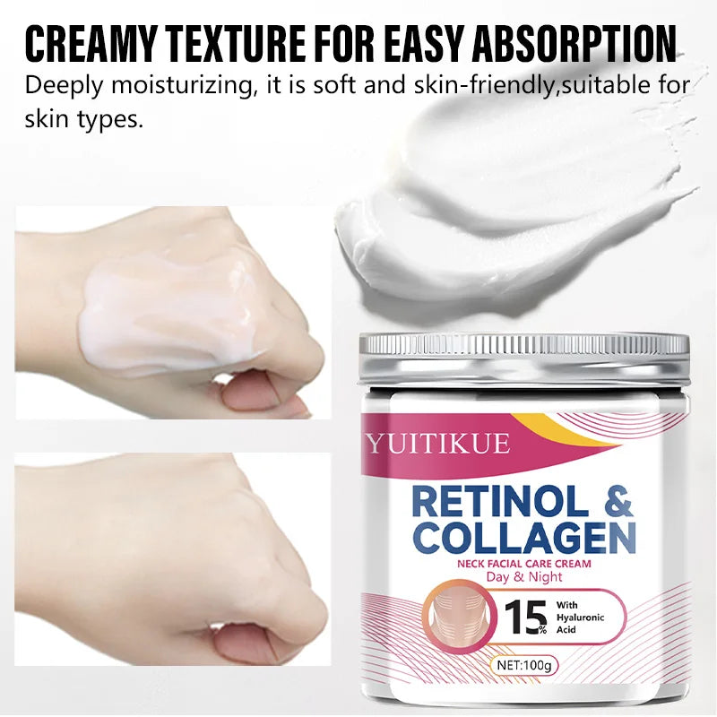 YUITIKUE Collagen Neck Cream – Firming & Anti-Wrinkle 100g
