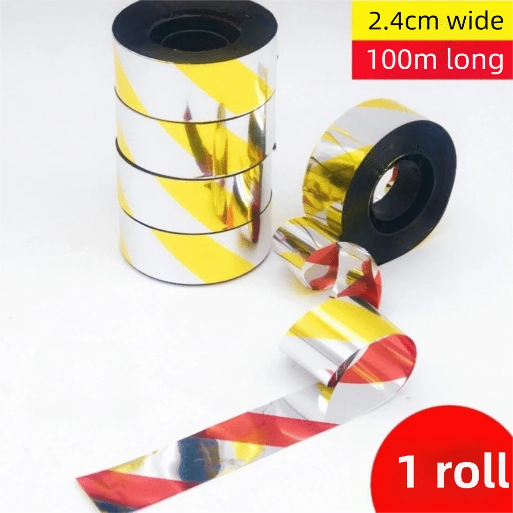 50M/100M/300M Double-sided Reflective Bird Repellent Ribbon Multipurpose Adhesive-free Anti Bird Tape Flashing Hanging Oasis Select Style 6