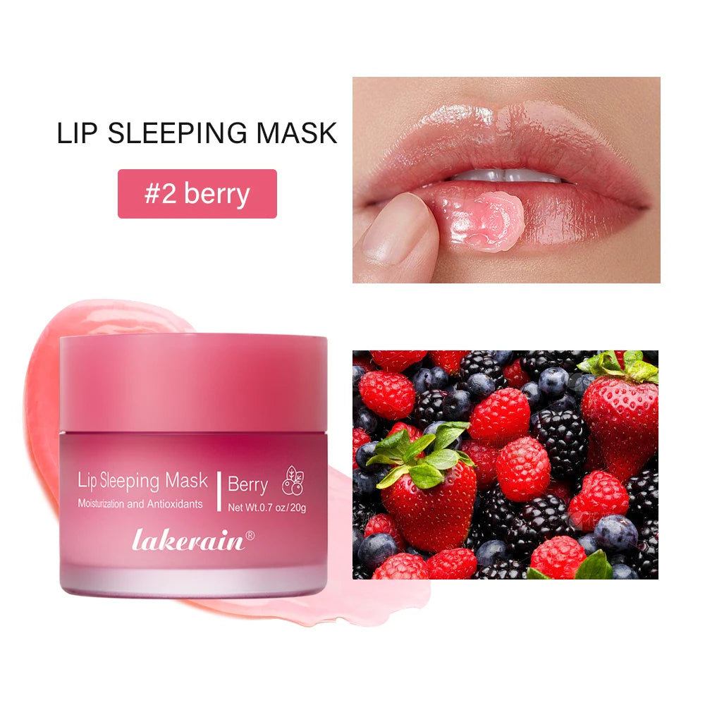 Lip Balm & Lip Mask Set Moisturizing Night Lips Care Multiple Colors Makeup Maintenance Lip Anti-Cracking Lip Oil Care Cosmetic Oasis Select Color 6