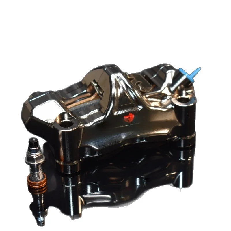 Motorcycle brake CNC caliper GP4RX nickel-plated 7075 aluminum alloy 32mm piston 100mm locking point Oasis Select