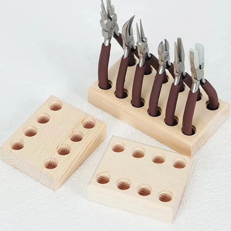 Wooden Organizer for Pliers And Wire Cutters Gift-worthy Craft Lovers Storage for Home Garden Oasis Select
