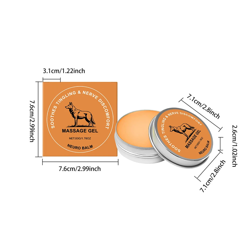 Natural Herbal Cooling Massage Balm with Magnesium – 50g Herbal Massage Balm Oasis Select
